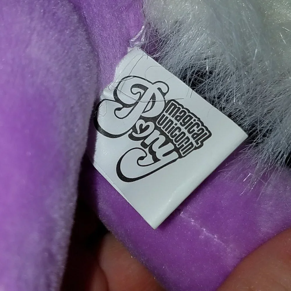 Magical Unicorn Pony Pegasus Purple Horse Horn Wings Plush Kipp Brothers 2017